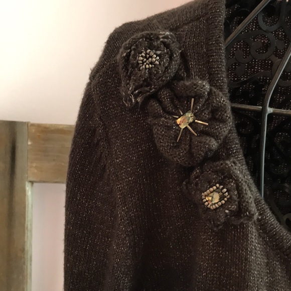 Daisy Fuentes button down sweater size L - Picture 2 of 6